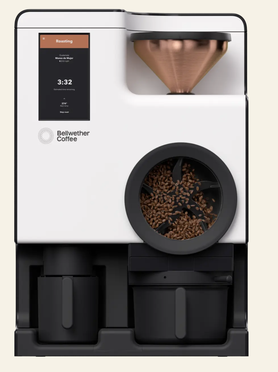 Bellwether coffee roasting machine