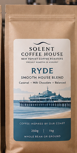 Ryde Smooth House Blend coffee bag